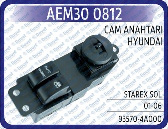 AEM 300812 Cam Anahtari Hyundai Starex Sol 01-06
